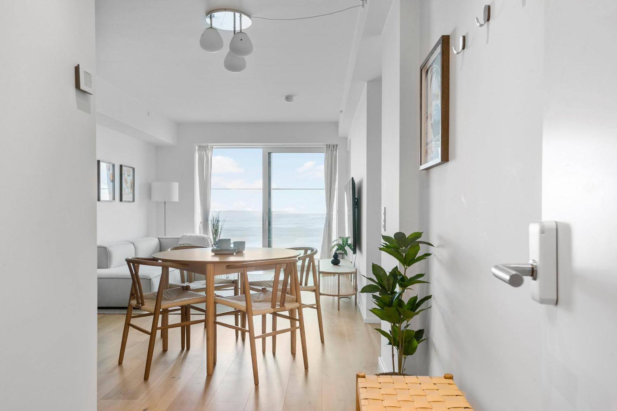 Endless Ocean Views With Private Balcony Lägenhet Århus Exteriör bild